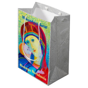Poland Wesołych Świąt Merry Christmas Gift Medium Gift Bag