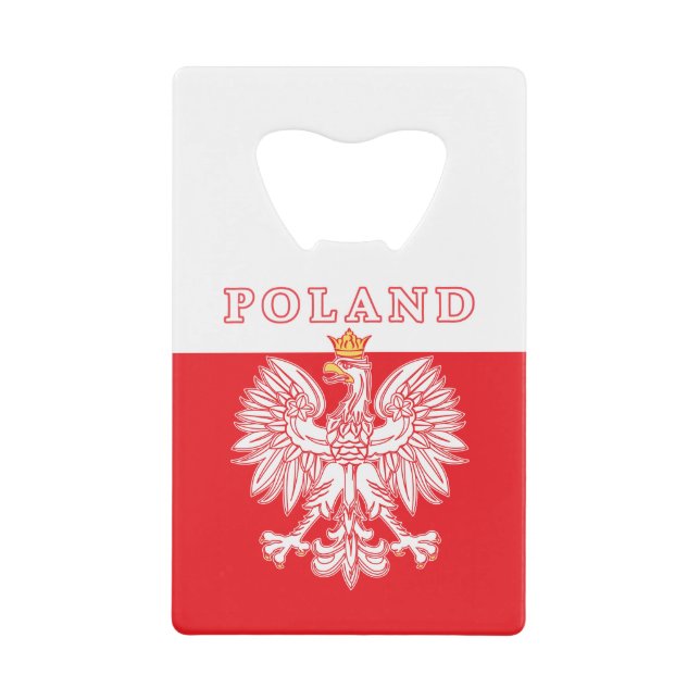 Poland With Red Polish Eagle (Front)