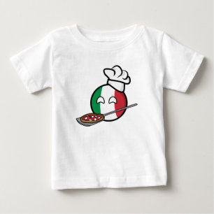 Polandball - Italyball making pizza Baby T-Shirt