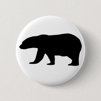 Polar Bear 6 Cm Round Badge