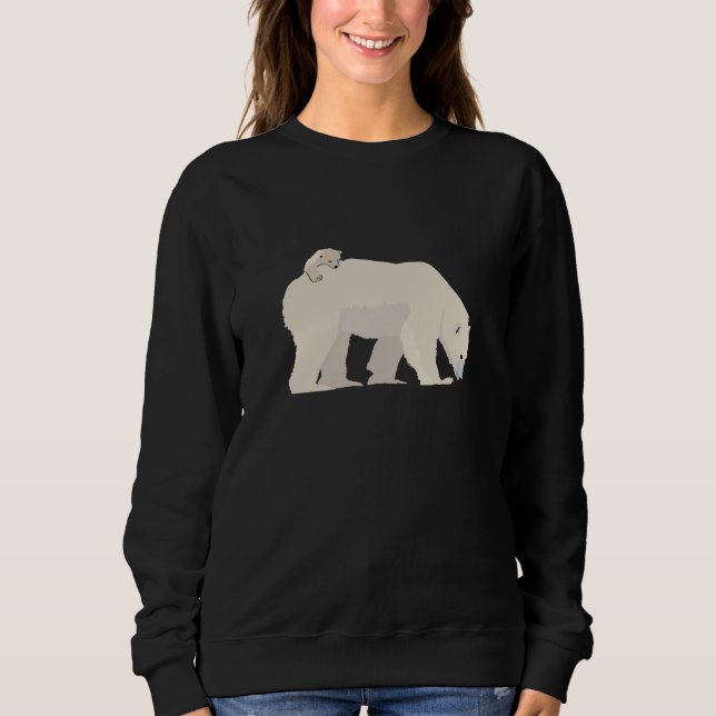 Polar Bear and Cub Sweatshirt (Front)