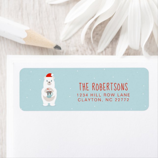 Polar Bear and Hot Cocoa Christmas (Insitu)