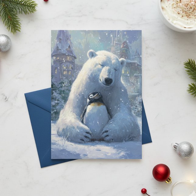 Polar bear and Penguin Christmas Holiday (Creator Uploaded)