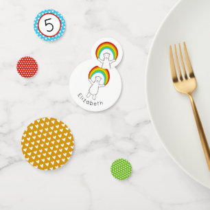 Polar Bear and Rainbow Table Confetti