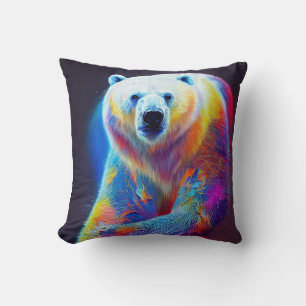 Polar Bear Animal Discovery Adventure Nature Cushion
