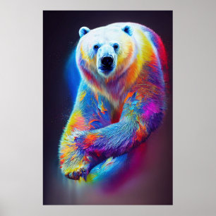 Polar Bear Animal Discovery Adventure Nature Poster