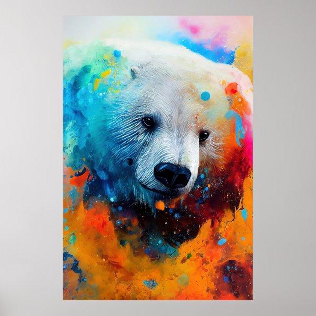 Polar Bear  Animal Discovery Adventure Nature  Poster (Front)