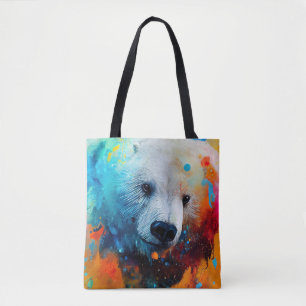 Polar Bear Animal Discovery Adventure Nature Tote Bag