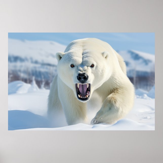 polar Bear Animal Nature Majestic Wild Poster (Front)