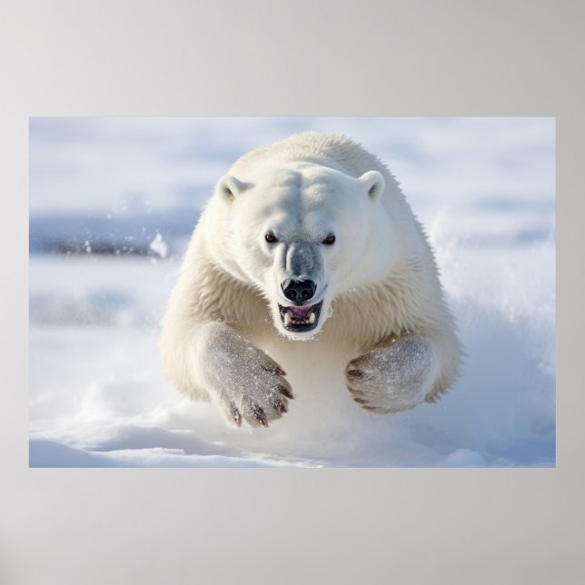 polar Bear Animal Nature Majestic Wild Poster (Front)