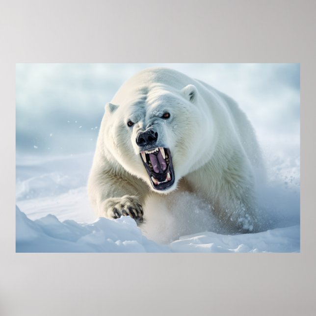 polar Bear Animal Nature Majestic Wild Poster (Front)