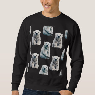 Polar Bear Animal Pattern Design Sweatshirt