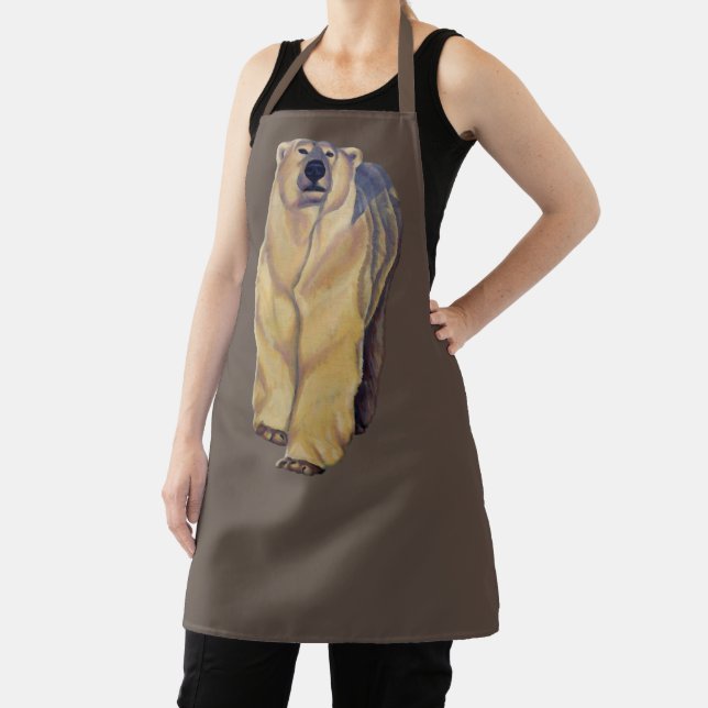 Polar Bear Apron Bear Art Aprons & Bear Gifts (Insitu)