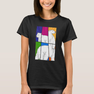 Polar Bear Arctic Animal Pop Polar Bear T-Shirt