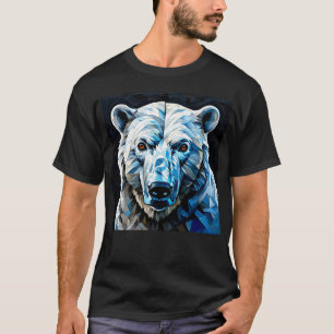🐻‍❄️ Polar Bear Arctic Glow ❄️ Minimal Winter  T-Shirt