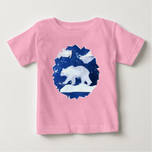 Polar Bear "Art by Kids" Baby T-Shirt