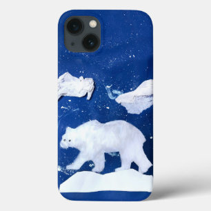 Polar Bear "Art by Kids" iPhone 13 Case