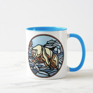Polar Bear Art Coffee Mug First Nations Bear Cup