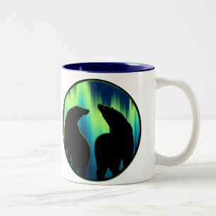Polar Bear Art Coffee Mug First Nations Bear Cup