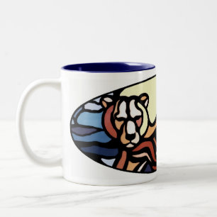Polar Bear Art Coffee Mug First Nations Bear Cup