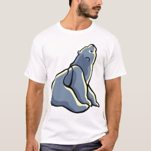 Polar Bear Art T-shirt Unisex Polar Bear Shirt