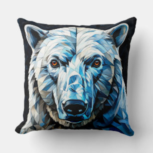 Polar Bear Artistic Animal Home Decor for Sofa Cushion