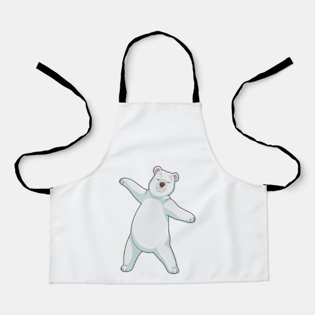 Polar bear at Yoga Fitness in Standing Apron (Front)