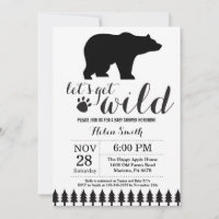 Polar Bear Baby Shower Invitation