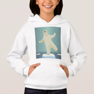 Polar Bear Balancing on Iceberg Artwork
