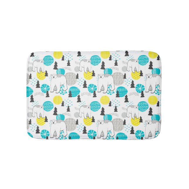 Polar bear bath mat (Front)