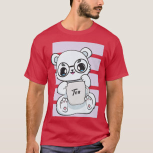 Polar Bear Boba Cute Anime Kawaii Pearl Bubble Tea T-Shirt