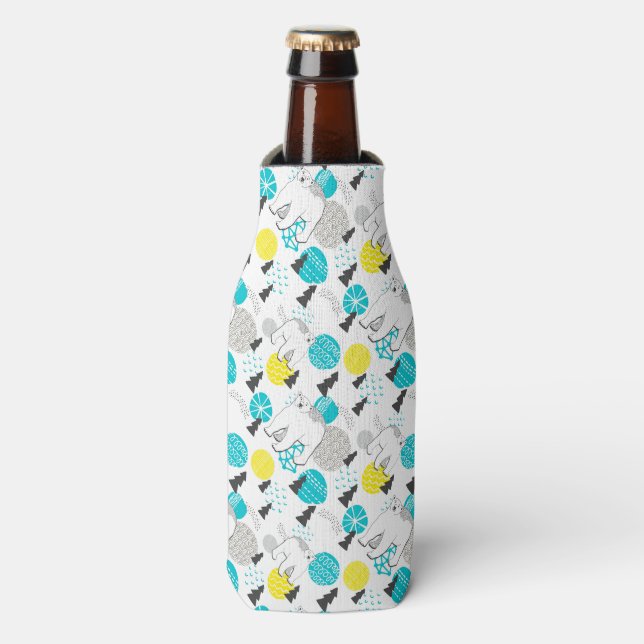 Polar bear bottle cooler (Bottle Front)