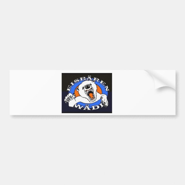 polar bear bumper sticker (Front)