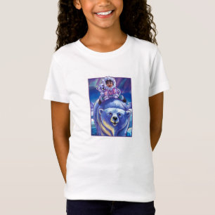 Polar Bear Bus Art T-Shirt