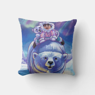 Polar Bear Bus Cushion