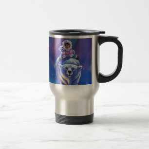Polar Bear Bus Travel Mug