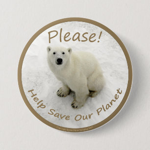 Polar Bear Button
