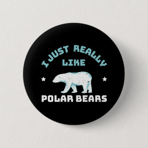 Polar Bear Button