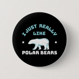 Polar Bear Button