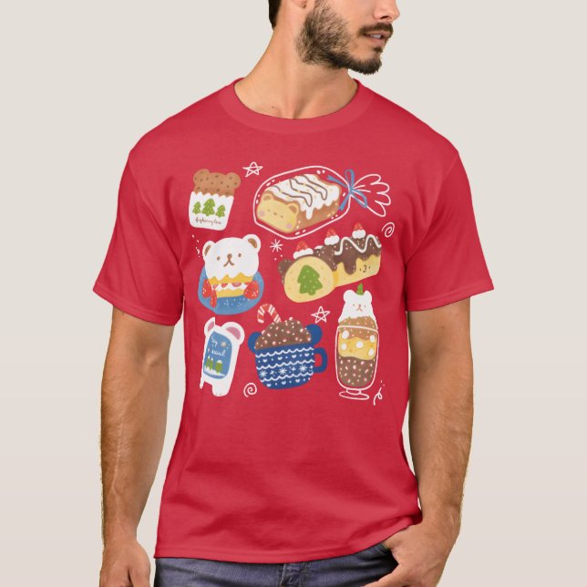 Polar Bear Cafe retro T-Shirt (Front)