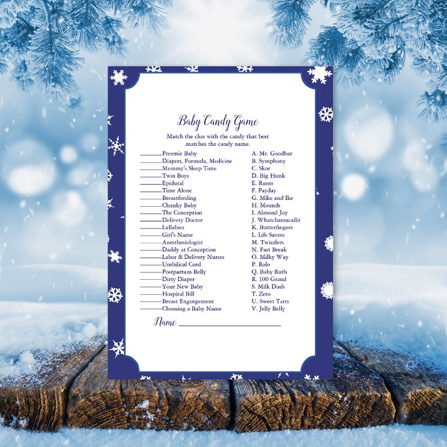 Polar Bear Candy Baby Shower Game (Creator Uploaded)