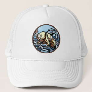 Polar Bear Caps & Hats Wildlife Bear Art Hat