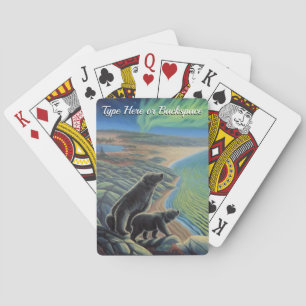 Polar Bear Cards Custom Mother Bear Playing Cards