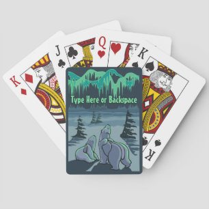 Polar Bear Cards Personalised Bear Playing Cards