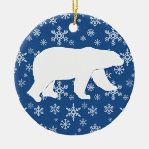 Polar Bear Ceramic Tree Decoration