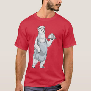 Polar bear Chef Serving plate Cook T-Shirt