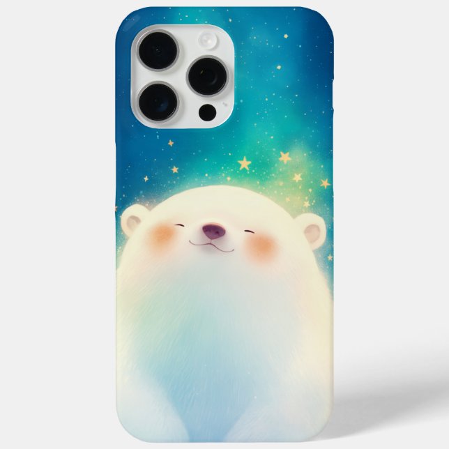 Polar Bear Chilling Charm Case-Mate iPhone Case (Back)