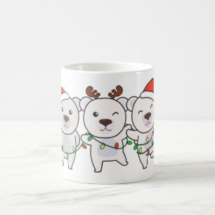 Polar Bear Christmas Animals Cute Polar Bear Coffee Mug