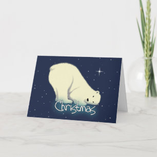 Polar Bear Christmas Card