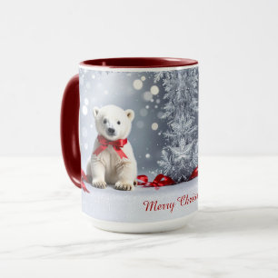 Polar Bear Christmas Holiday Mug